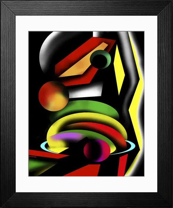Framed Print : Space Conductor by Chann Framed Print : Space Conductor by Chann