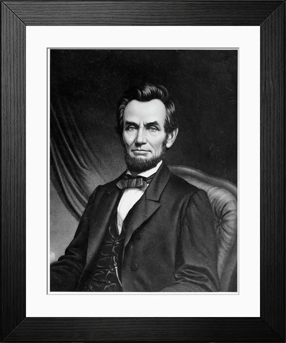 Framed Print : Abraham Lincoln