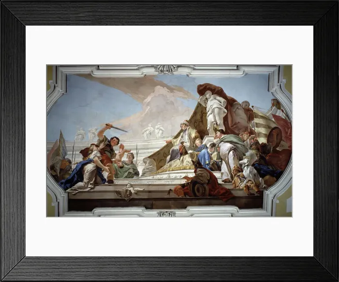 Framed Print : Judgement of Solomon by Tiepolo