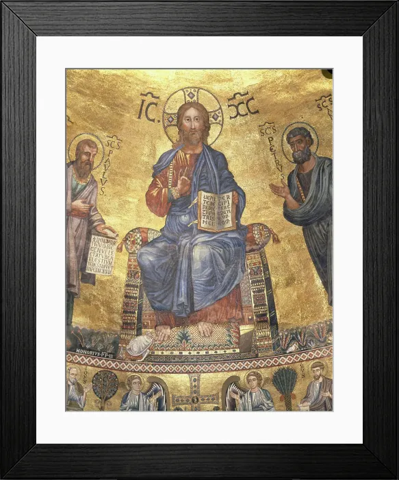 Framed Print : Apse Mosaic (Detail) Framed Print : Apse Mosaic (Detail)