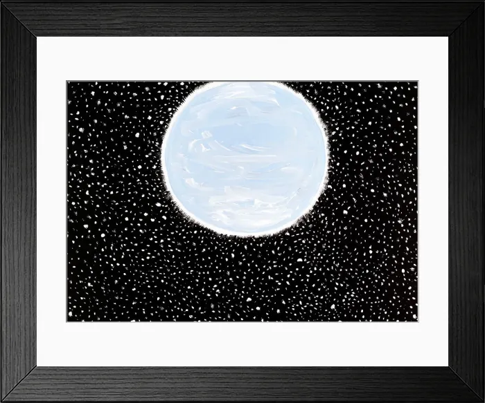Framed Print : Planet Earth by Sickles Framed Print : Planet Earth by Sickles