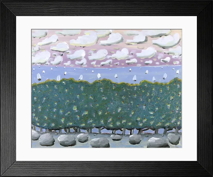Framed Print : Birds in Trees by Peter Sickles Framed Print : Birds in Trees by Peter Sickles