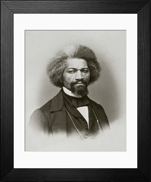 Framed Print : Frederick Douglass by Hurn Framed Print : Frederick Douglass by Hurn