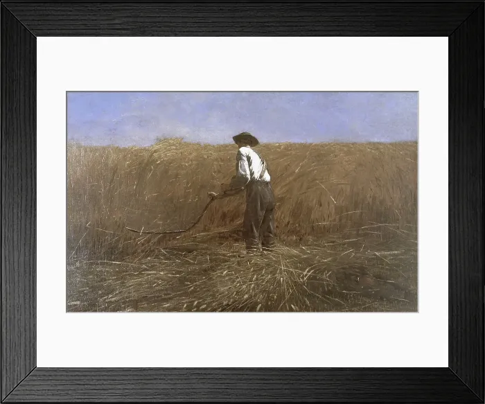 Framed Print : The Veteran in a New Field by Homer