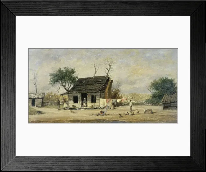 Framed Print : Southern Plantation by Walker Framed Print : Southern Plantation by Walker