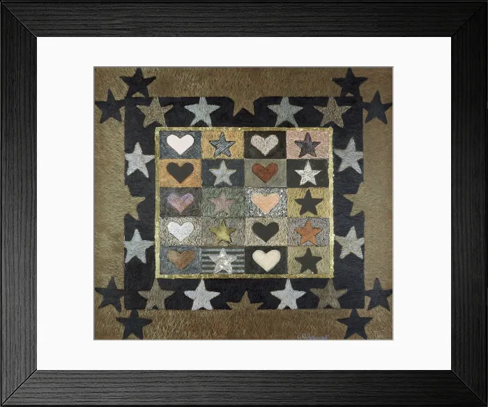 Framed Print : The Star Heart Series #6 by Whitehouse-Holm