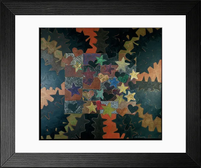 Framed Print : Star Heart Series #11 by Whitehouse-Holm