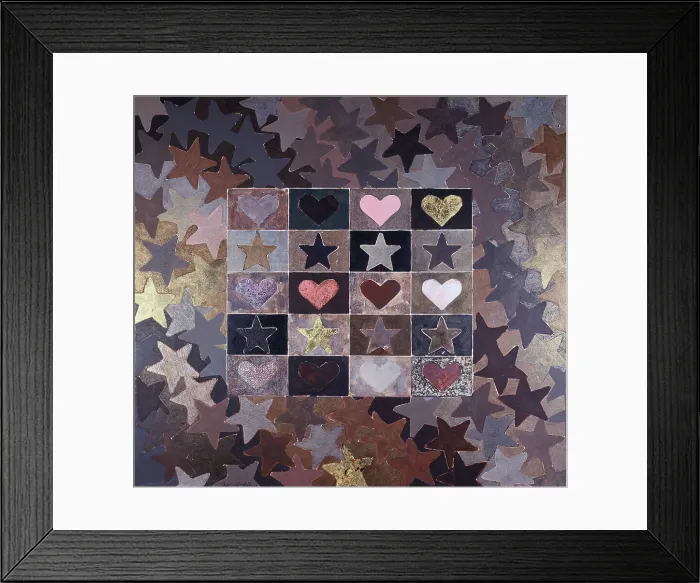 Framed Print : Star Heart Series #10 by Whitehouse-Holm Framed Print : Star Heart Series #10 by Whitehouse-Holm