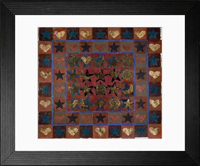 Framed Print : Star Heart Series #1 by Whitehouse-Holm