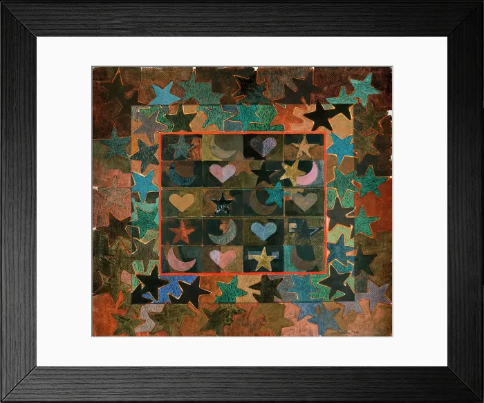 Framed Print : Star Heart Series #7 by Whitehouse-Holm