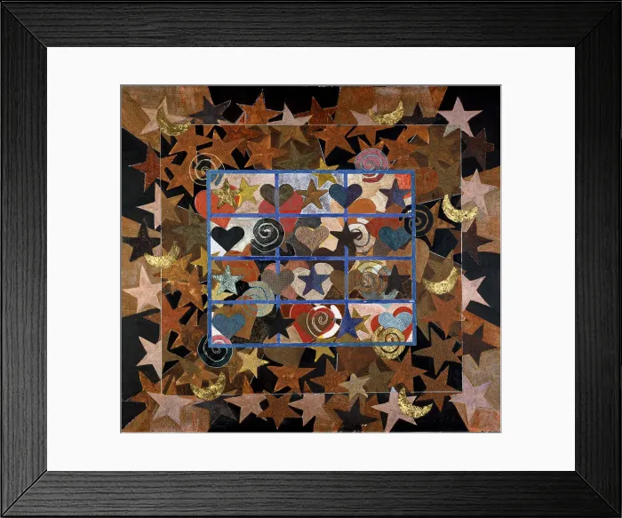Framed Print : Star Heart Series #2 by Whitehouse-Holm