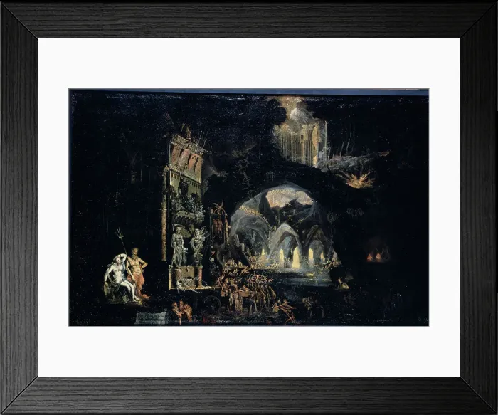 Framed Print : The Underworlds by Desiderio Framed Print : The Underworlds by Desiderio