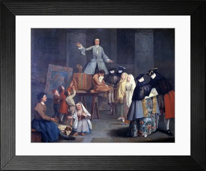 Framed Print : The Tooth Extractor by Longhi Framed Print : The Tooth Extractor by Longhi