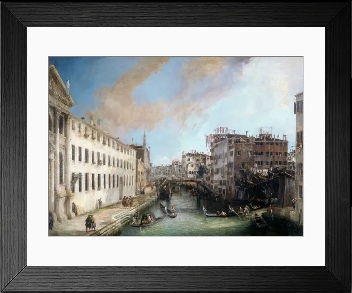Framed Print : View of Venice by Canaletto