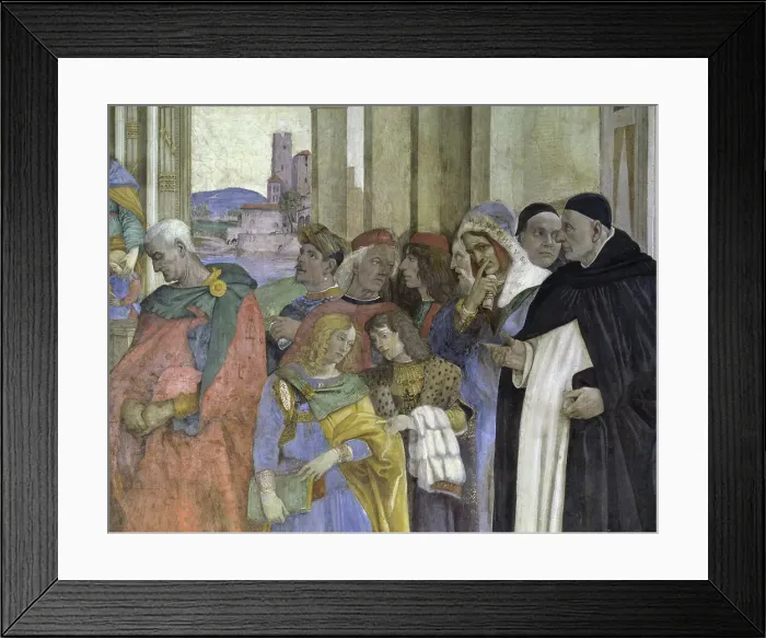 Framed Print : Triumph Of St. Thomas (Detail) by Lippi