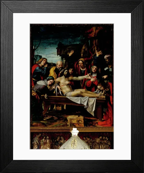 Framed Print : Lamentation of the Dead Christ by Zenale Framed Print : Lamentation of the Dead Christ by Zenale
