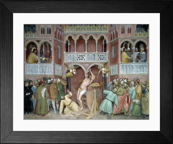 Framed Print : Martyrdom of Saint George by Altichiero Framed Print : Martyrdom of Saint George by Altichiero