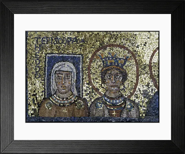 Framed Print : Teodora Episcopa & Saint Framed Print : Teodora Episcopa & Saint