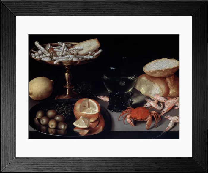 Framed Print : Crustaceans & Fruit by Binoit
