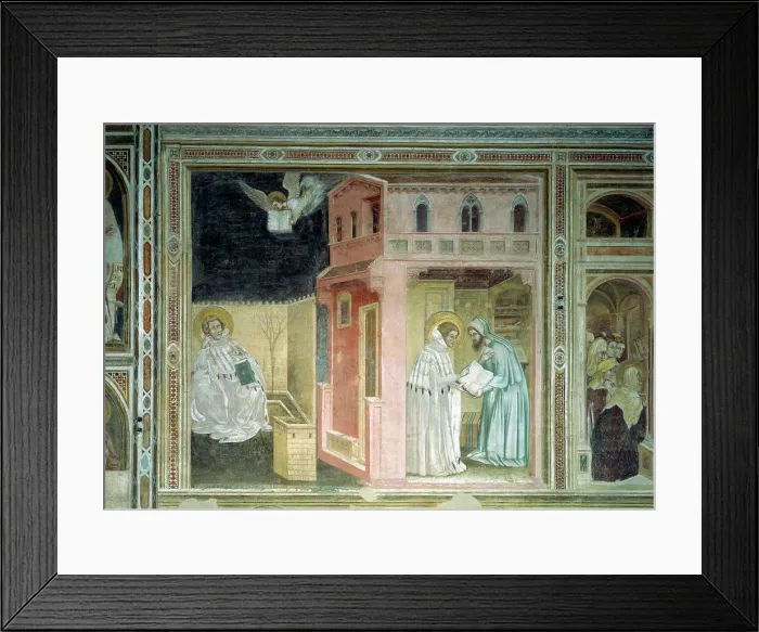 Framed Print : Story of Saint Augustine by Guariento di Arpo Framed Print : Story of Saint Augustine by Guariento di Arpo