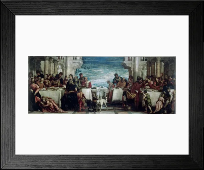 Framed Print : Dinner in the House of Pharisee by Veronese Framed Print : Dinner in the House of Pharisee by Veronese