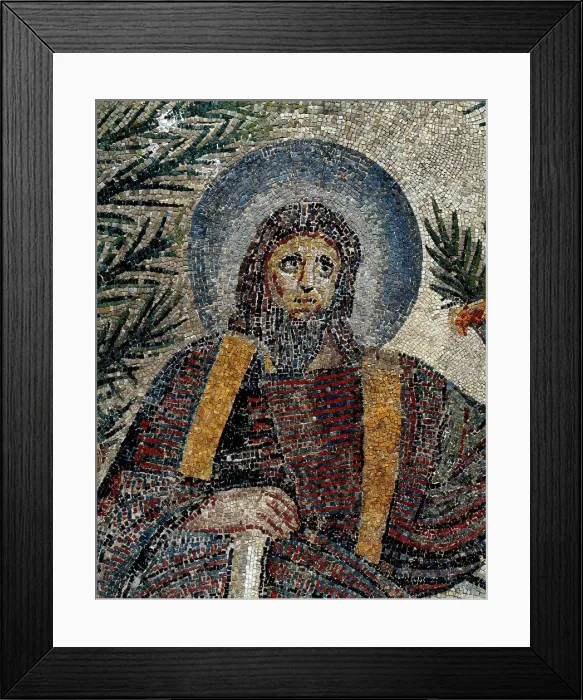 Framed Print : Christ on the Globe Giving Scroll to St. Peter