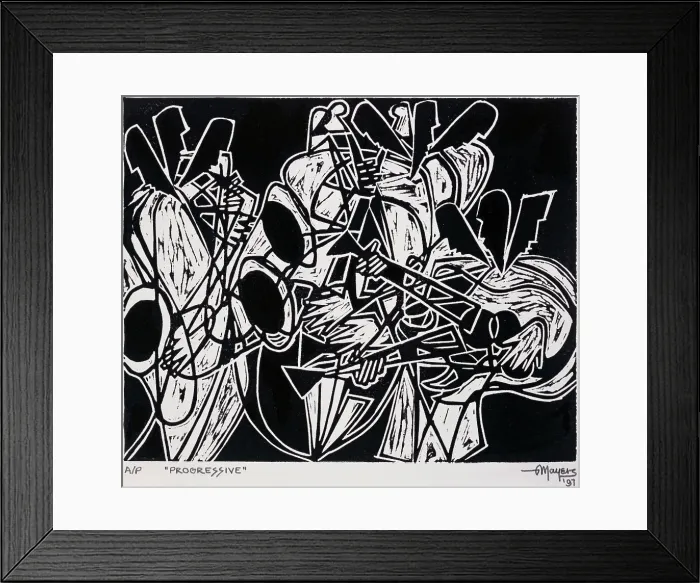 Framed Print : Progressive by Mayers Framed Print : Progressive by Mayers
