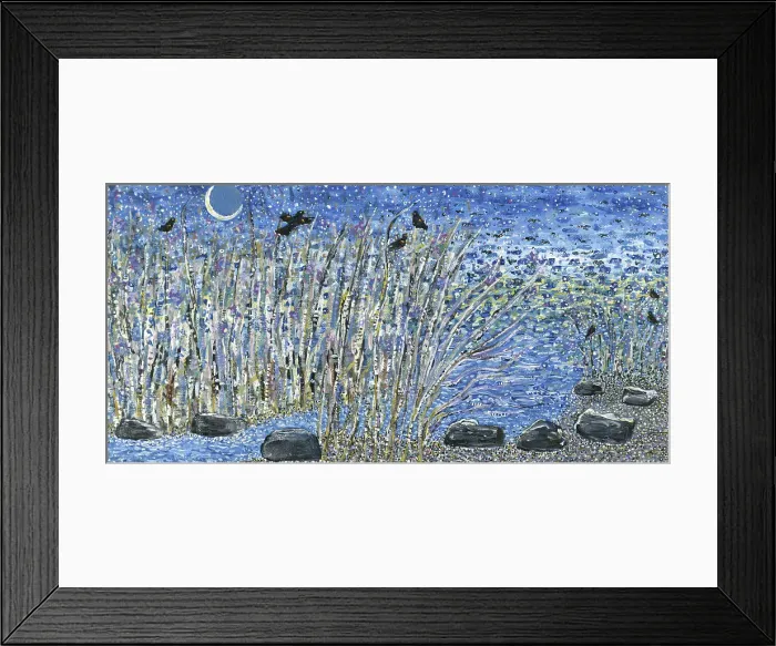 Framed Print : Red-Winged Blackbirds by Sickles Framed Print : Red-Winged Blackbirds by Sickles