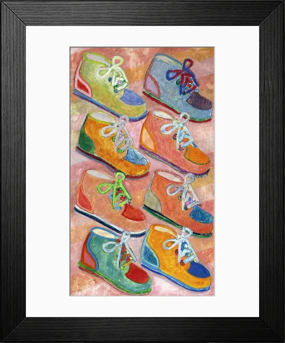 Framed Print : Shoe Series #8 by Whitehouse-Holm Framed Print : Shoe Series #8 by Whitehouse-Holm