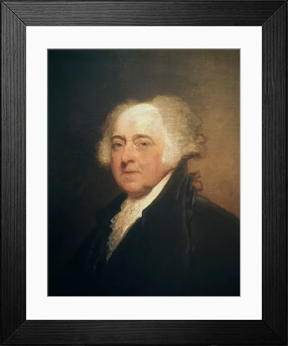 Framed Print : John Adams by Stuart Framed Print : John Adams by Stuart