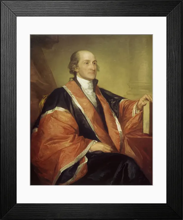 Framed Print : Chief Justice John Jay by Stuart