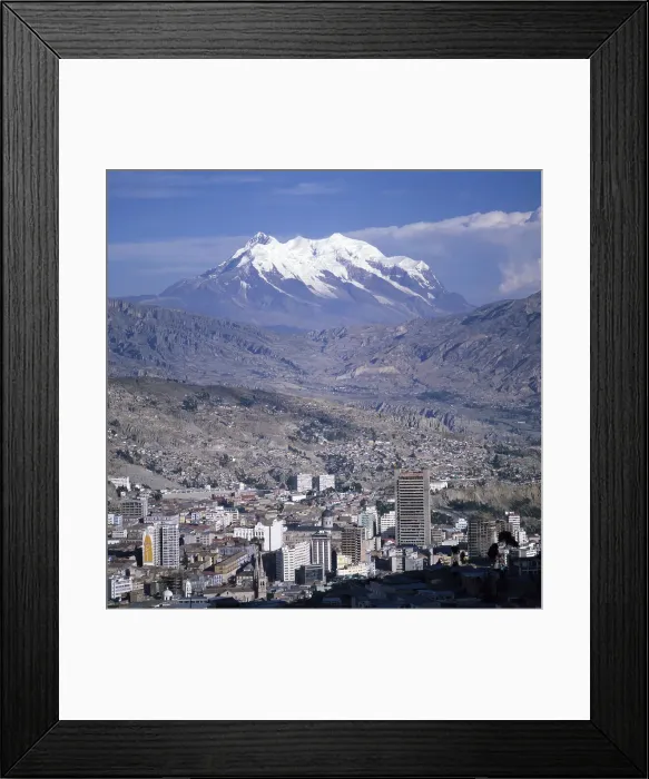 Framed Print : La Paz, Bolivia Framed Print : La Paz, Bolivia