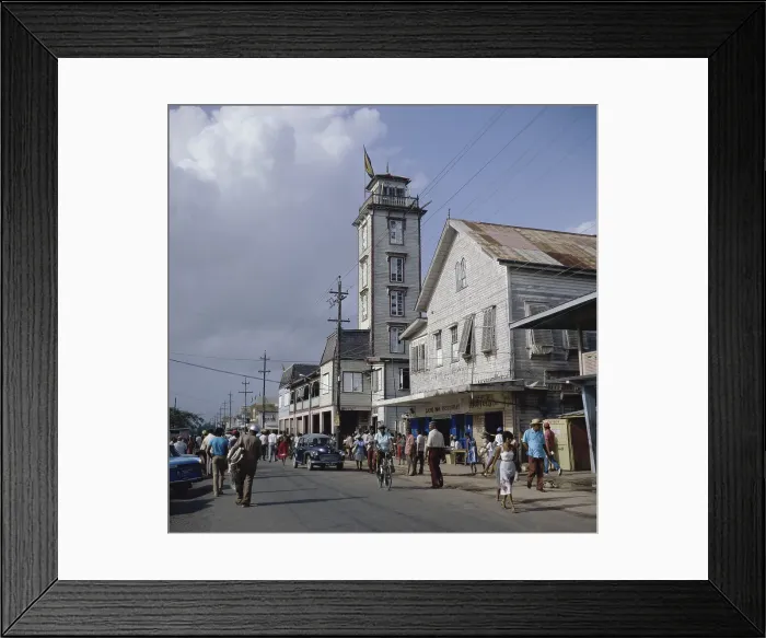 Framed Print : City Hall, New Amsterdam, Guyana Framed Print : City Hall, New Amsterdam, Guyana