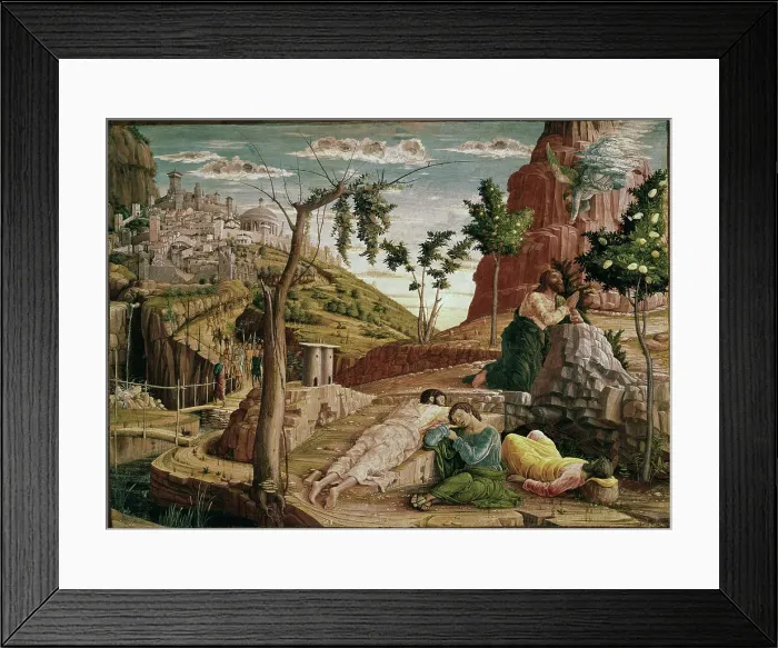 Framed Print : Agony in the Garden (St. Zeno Altarpiece detail) by Mantegna Framed Print : Agony in the Garden (St. Zeno Altarpiece detail) by Mantegna