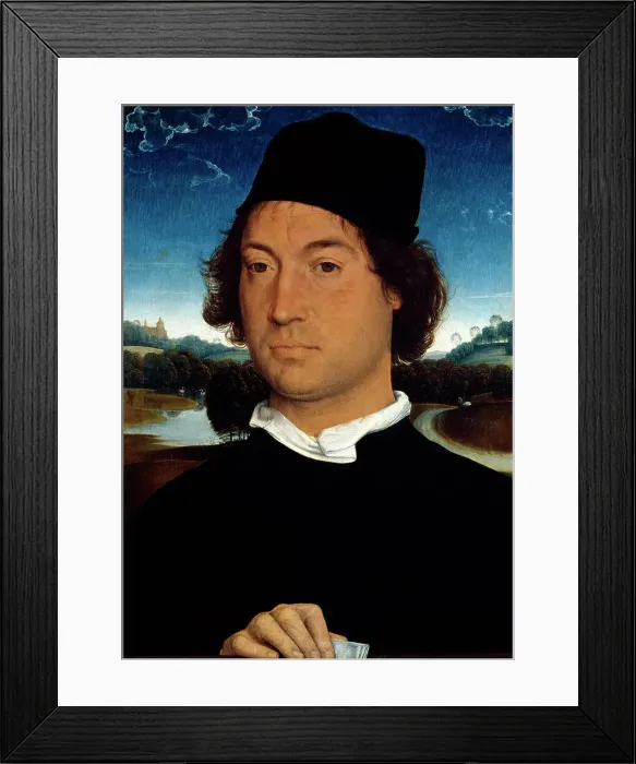 Framed Print : Portrait of a Man by Memling Framed Print : Portrait of a Man by Memling