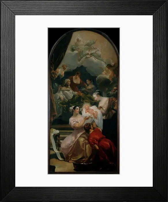 Framed Print : Birth of Mary by Vernansal