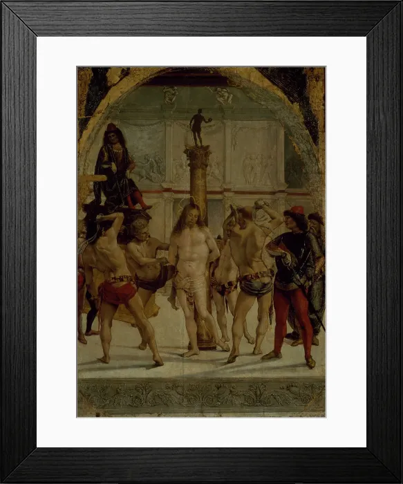 Framed Print : Flagellation of Christ by Signorelli Framed Print : Flagellation of Christ by Signorelli