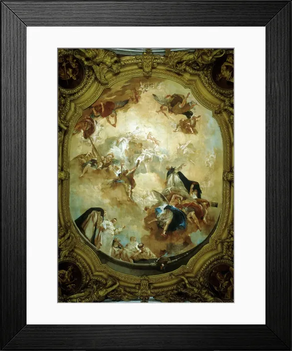 Framed Print : Glory of Saint Dominic by Piazetta Framed Print : Glory of Saint Dominic by Piazetta
