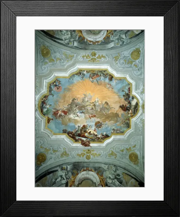 Framed Print : Allegory of the Four Corners of the World by Crosato Framed Print : Allegory of the Four Corners of the World by Crosato