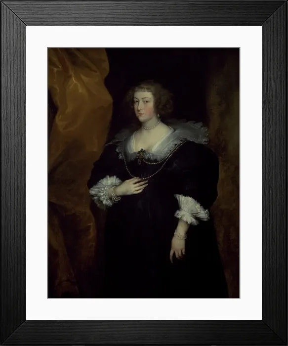 Framed Print : Portrait of Amelia Solms by van Dyck Framed Print : Portrait of Amelia Solms by van Dyck