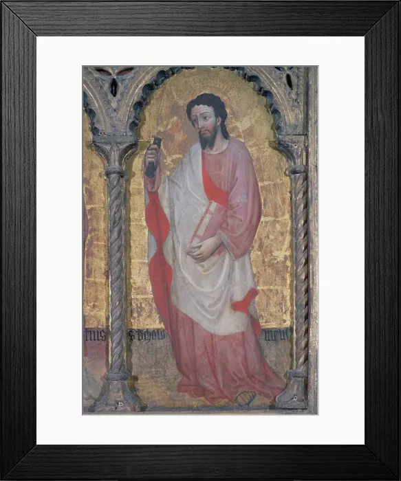 Framed Print : Saint Bartholomew - Detail from a Polyptych by Roncaiette Framed Print : Saint Bartholomew - Detail from a Polyptych by Roncaiette