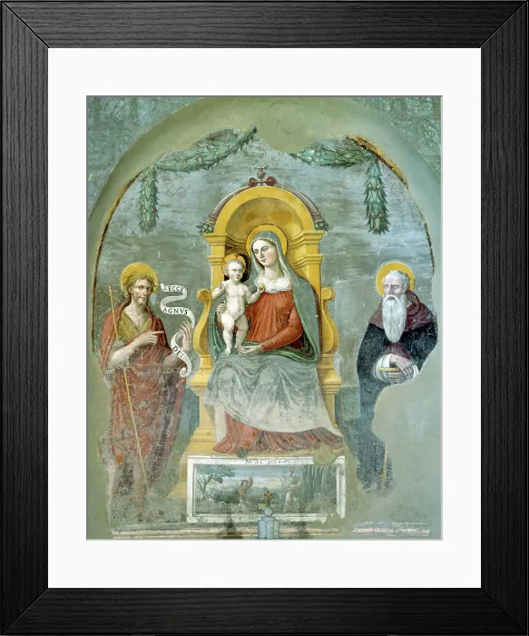 Framed Print : Madonna Enthroned with Saints Framed Print : Madonna Enthroned with Saints