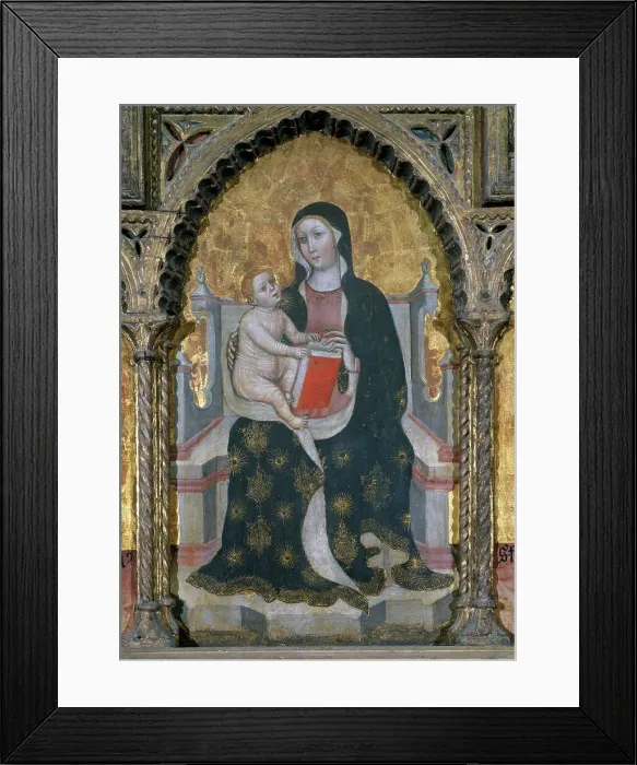 Framed Print : Madonna and Child by Master of Ronaiette