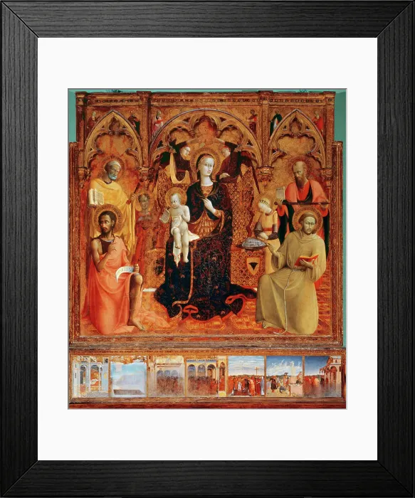 Framed Print : Madonna della Neve by Sassetta Framed Print : Madonna della Neve by Sassetta