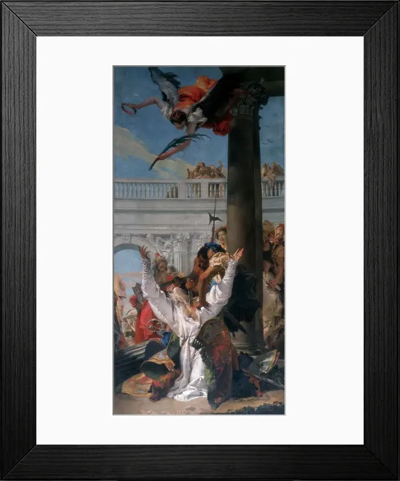 Framed Print : Martyrdom of Saint John of Bergamo by Tiepolo Framed Print : Martyrdom of Saint John of Bergamo by Tiepolo