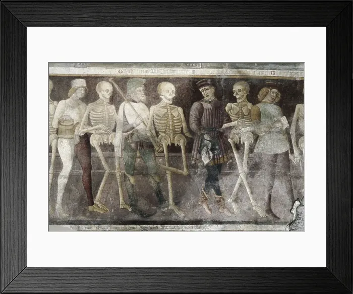 Framed Print : The Dance Macabre (Detail) Framed Print : The Dance Macabre (Detail)