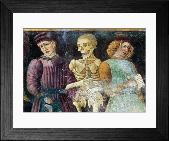 Framed Print : The Dance Macabre (Detail)