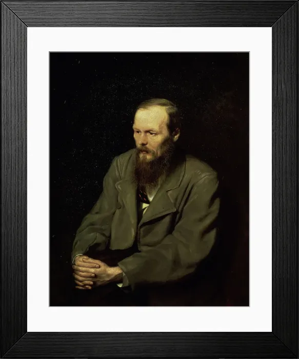 Framed Print : Portrait of the Fyodor Dostojevsky by Perov Framed Print : Portrait of the Fyodor Dostojevsky by Perov