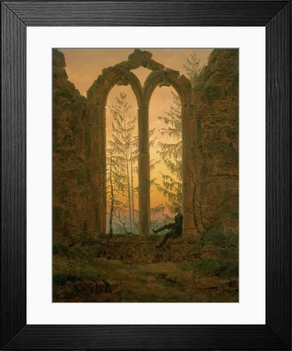 Framed Print : A Dreamer by Friedrich Framed Print : A Dreamer by Friedrich