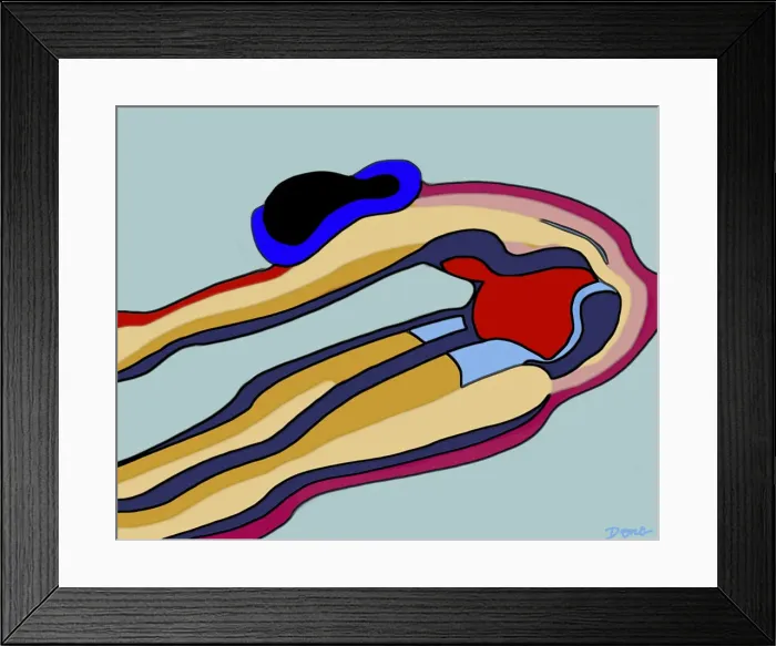 Framed Print : Exercise Figure by Ong Framed Print : Exercise Figure by Ong